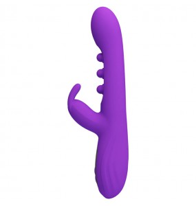 PRETTY LOVE - Sabien LED Display Vibration Thumping Massager (Chargeable - Purple)